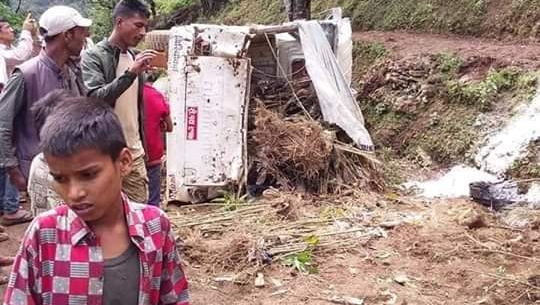 डोटीमा जीप दुर्घटना : ६ घाइते, दुई जनाको अवस्था गम्भीर