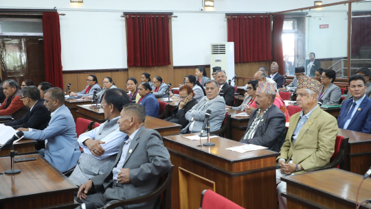 राष्ट्रियसभा बैठकः भ्रष्टाचार नियन्त्रणदेखि मल, बीउको व्यवस्था गर्न माग 