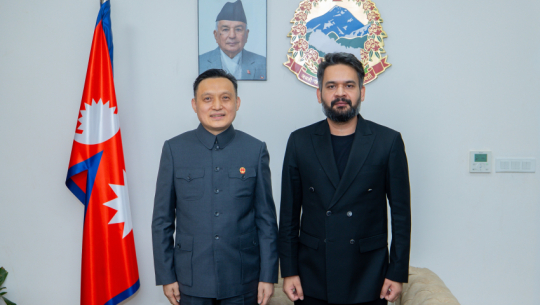 Chinese ambassador calls on Prime Minister Balendra Shah, discusses bilateral cooperation