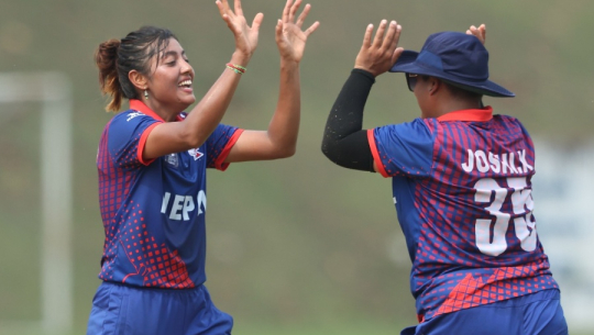 आईसीसी महिला टी २० विश्वकप एशिया छनोटमा नेपाल शुक्रवार थाइल्यान्डसँग खेल्ने