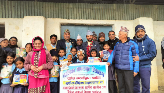 पत्रकार भण्डारीले जन्म दिनमा २७ हजार अक्षय कोषमा जम्मा गरे