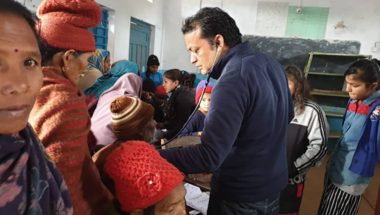 धनगढीमा निशुल्क स्वास्थ्य शिविर सम्पन्न