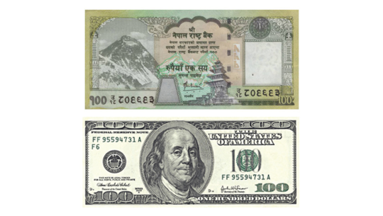 यस्तो छ आजका लागि तोकिएको विदेशी मुद्राको विनिमयदर