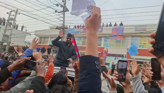 Balen Shah arrives in Dhangadhi for election campaign, meet-and-greet programs scheduled