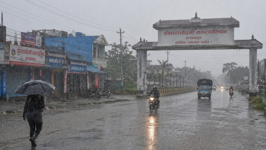 कञ्चनपुरको दोधाराचाँदनीमा देशभरमै धेरै वर्षा