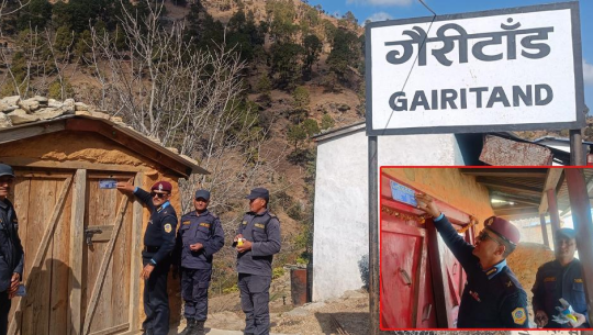 अछामका चार हजार घरमा प्रहरीको स्टिकर