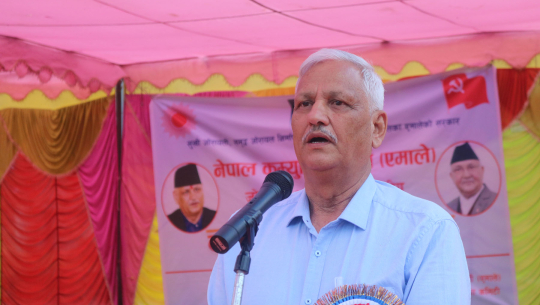 देश विकासका लागि एमालेलाई मत दिन नेता भट्टको आग्रह
