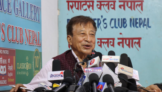 बीआरआईमा अनुदानको प्रतिशत बढि हुनुपर्छः दुर्गेशमान सिंह