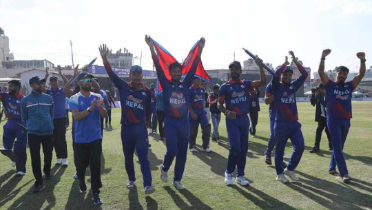 यूएईलाई हराउँदै नेपाली क्रिकेट टोली विश्वकपमा छनोट