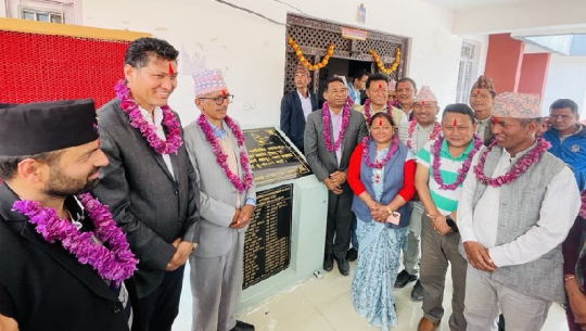 बाजुराको बुढीगंगा नगरपालिकाको भवन उद्घाटन