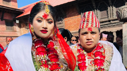 कैलालीकी गायिका काजल र जुम्लाका छत्रले गरे विवाह