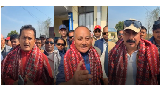 चुनावी माहोलबीच राष्ट्रिय स्तरका व्यवसायी र मजदुर नेता धनगढी आइपुगे