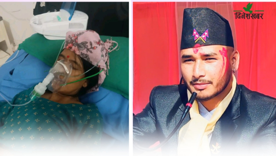 क्यान्सर पीडित रनकला देवीलाई फोटो व्यवसायी धिरेन्द्र बोहराले गरे एक दिनको कमाइ सहयोग