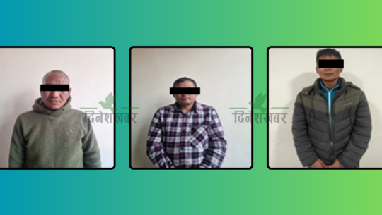 Three arrested for theft at Balen Shah’s residence