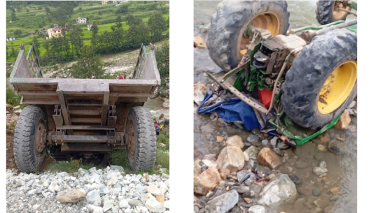 Tractor accident in Baitadi’s Purchaudi, driver dies on the spot