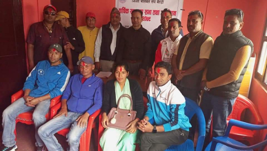 भलिबल संघ बैतडीको अध्यक्षमा भट्ट