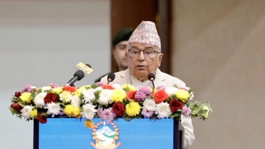 अख्तियार दुरुपयोग राज्यको वैधानिकता र सामाजिक न्यायमाथिको गम्भीर चुनौतीः राष्ट्रपति पौडेल