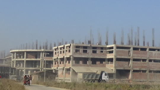 कैलालीको गेटामा निर्माणाधीन मेडिकल कलेजको निर्माण कार्य ७० प्रतिशत सकियो