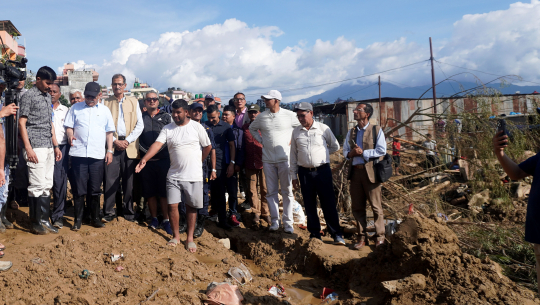विपद्को घडीमा राष्ट्रिय एकता कायम गरेर एकअर्कालाई सहयोग गरौँः अध्यक्ष दाहाल