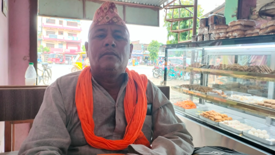 उपचार खर्चका लागि गुहार्दै क्यान्सरपीडित देवराम 