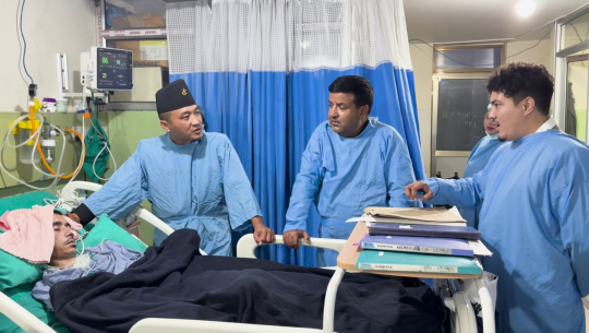 जेन्जी आन्दोलनका घाइतेसँग गृहमन्त्री