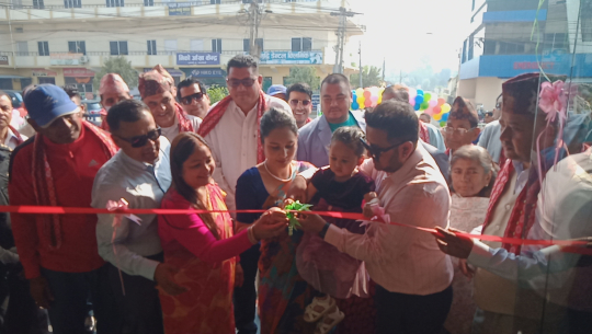 धनगढीमा १० करोडमा निर्माण गरिएको डिबी कम्प्लेक्सको उद्घाटन