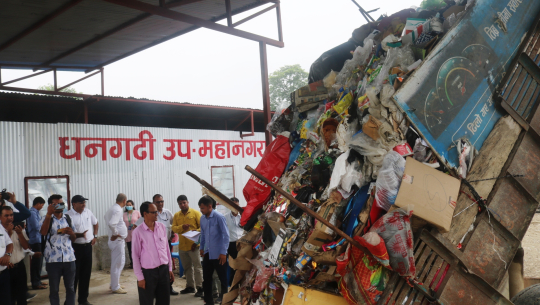 धनगढीमा फोहरमैला वर्गीकरण केन्द्र सञ्चालनमा 