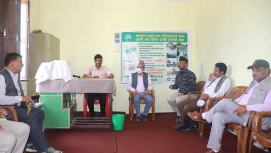 सुदूरपश्चिम प्रदेशको संसदीय टोली डडेल्धुरामा