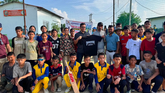 जुगेडामा क्रिकेट ट्रेनिङ सेन्टर सञ्चालन,‘च्याम्पियन्स–३६’ अभियान विस्तार