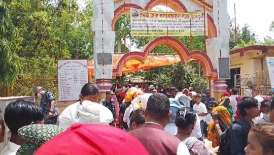 Ganga Dussehra fair begins at Behdababa temple, thousands of Nepali and Indian devotees gather