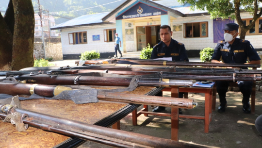 दार्चुलामा हतियार बुझाउने क्रम बढ्दो