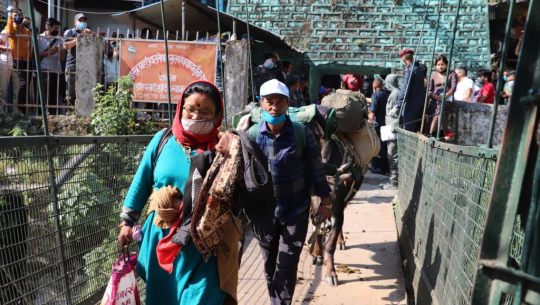 भारतको बाटो हुँदै दार्चुलाको खलंगा पुगे ब्याँसी