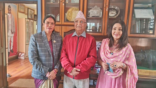 ओली भेट्न बालकोट पुगिन् करिश्मा