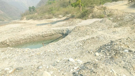 महाकाली नदीमा अवैध उत्खननबारे अनुसन्धान गर्दै अख्तियार 