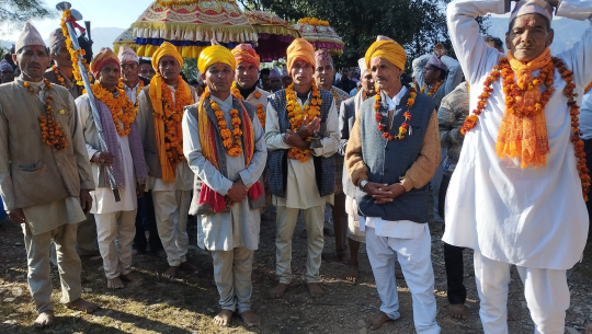 बैतडीको पाटनस्थित महारुद्र मन्दिरमा जात्रा सुरु, नगपालिकाले दियो सार्वजनिक बिदा 