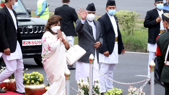 प्रधानमन्त्री देउवा नयाँदिल्लीमा