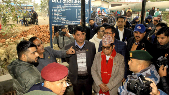 त्रिनगर–गड्डाचौकी नाकामा इन्टिग्रेटेड चेकपोष्टको निरीक्षण