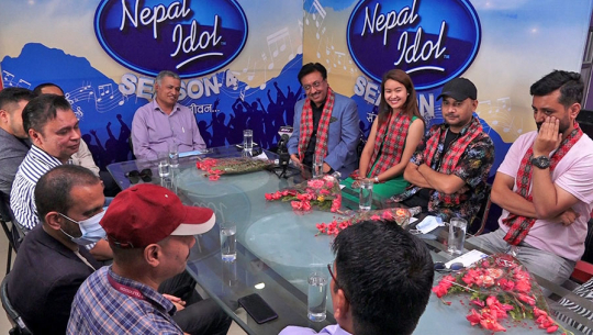 नेपाल आइडलको निर्णायकमा शम्भूजित बाँस्कोटा, सुगम पोखरेल र शिवानी मोक्तान