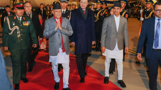 प्रधानमन्त्री ओली र उनका चिनियाँ समकक्षीबीच आज भेटवार्ता