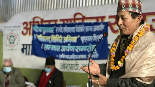 यस वर्षको हरि अभिनव पुरस्कार सुदर्शन श्रेष्ठलाई