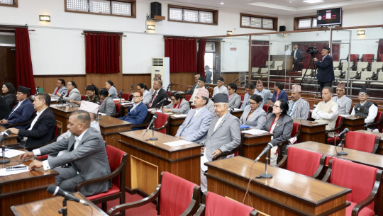 राष्ट्रियसभामा नीति तथा कार्यक्रममाथिको छलफल प्रारम्भ