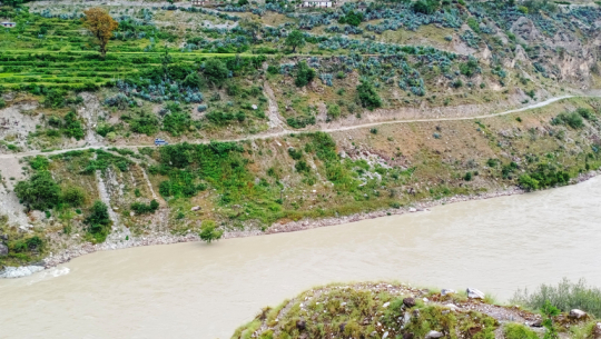 A concrete bridge to be constructed over Karnali River in Bajura