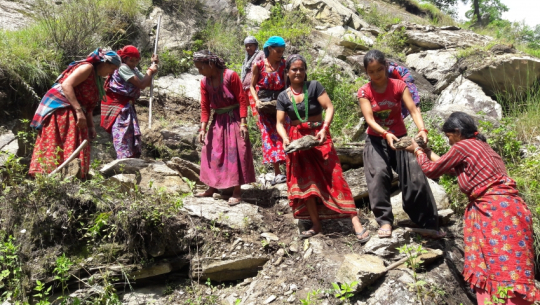 Women take over the development project at Olain