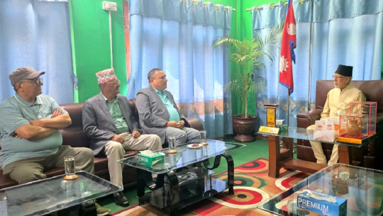 प्रदेश प्रमुख मियाँ र मुख्यमन्त्रीशाहबिच भेटवार्ता