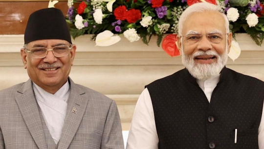 मोदीले दिए प्रचण्डलाई शुभकामनाका लागि धन्यवाद