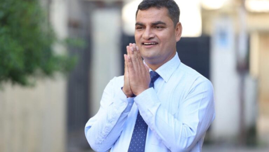 काँग्रेस महामन्त्री पौडेलद्वारा १४ बुँदे प्रतिज्ञापत्र सार्वजनिक