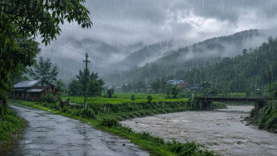 कञ्चनपुर र डडेल्धुरामा धेरै भारी वर्षा