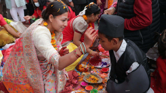 कात्तिक ६ गते ११ः३९ बजे भाइटीकाको उत्तम साइत