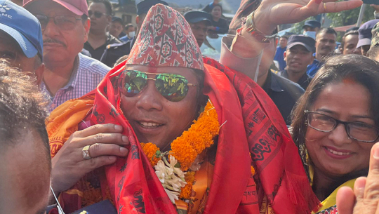 जेलबाट छुटे रेशम चौधरी 
