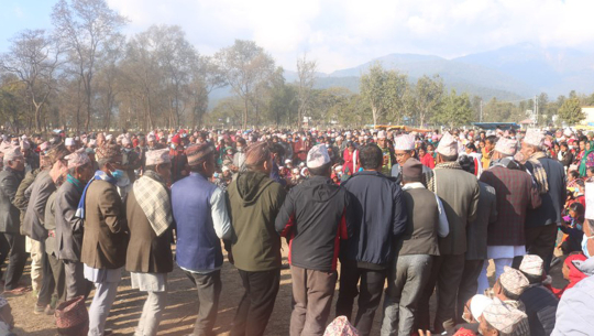 कर्णाली वासीले देउडा खेलेर मनाए ‘माघे सङ्क्रान्ति’